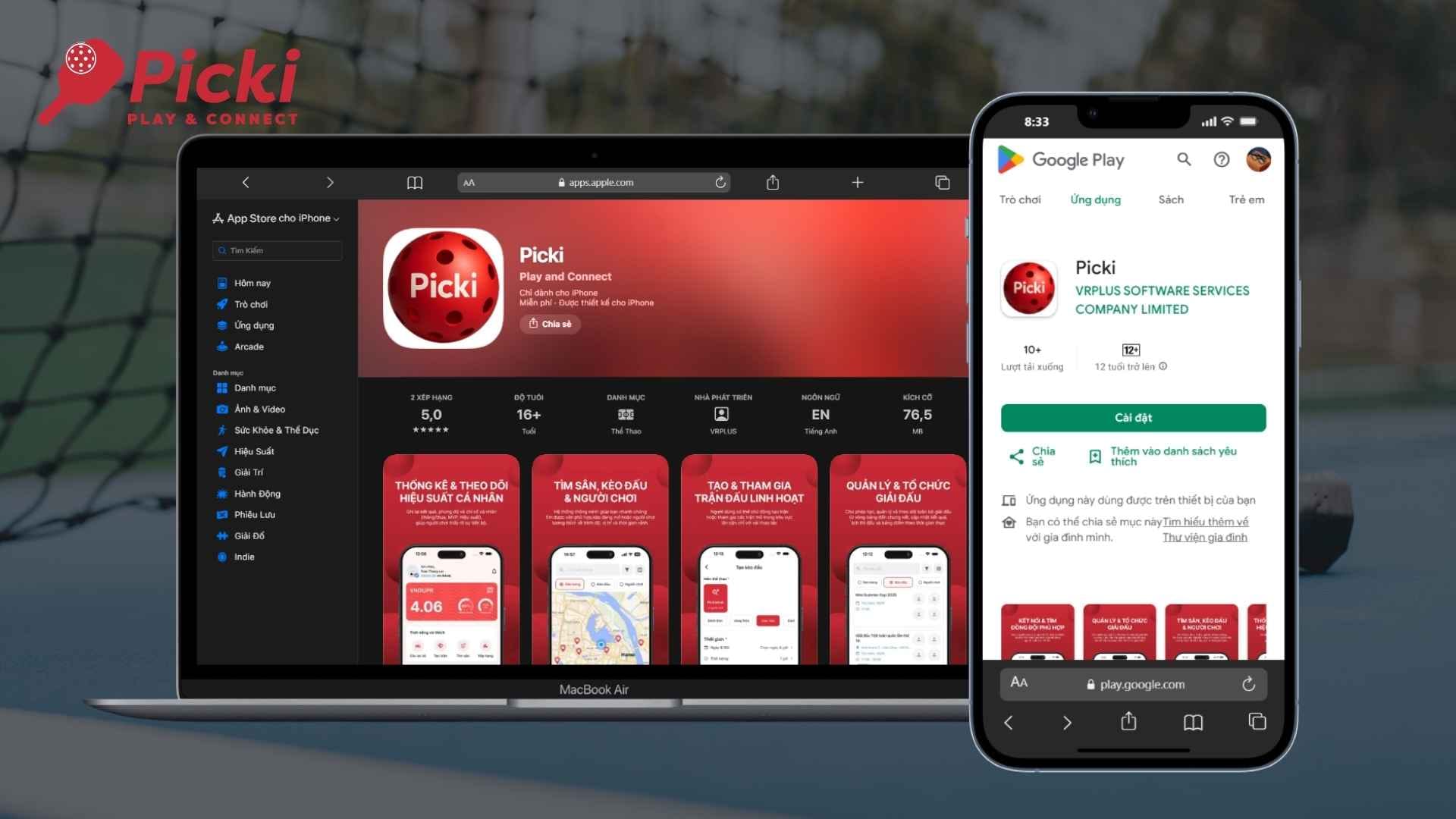 Hướng dẫn cách tải App Picki trên điện thoại (Android & iOS)