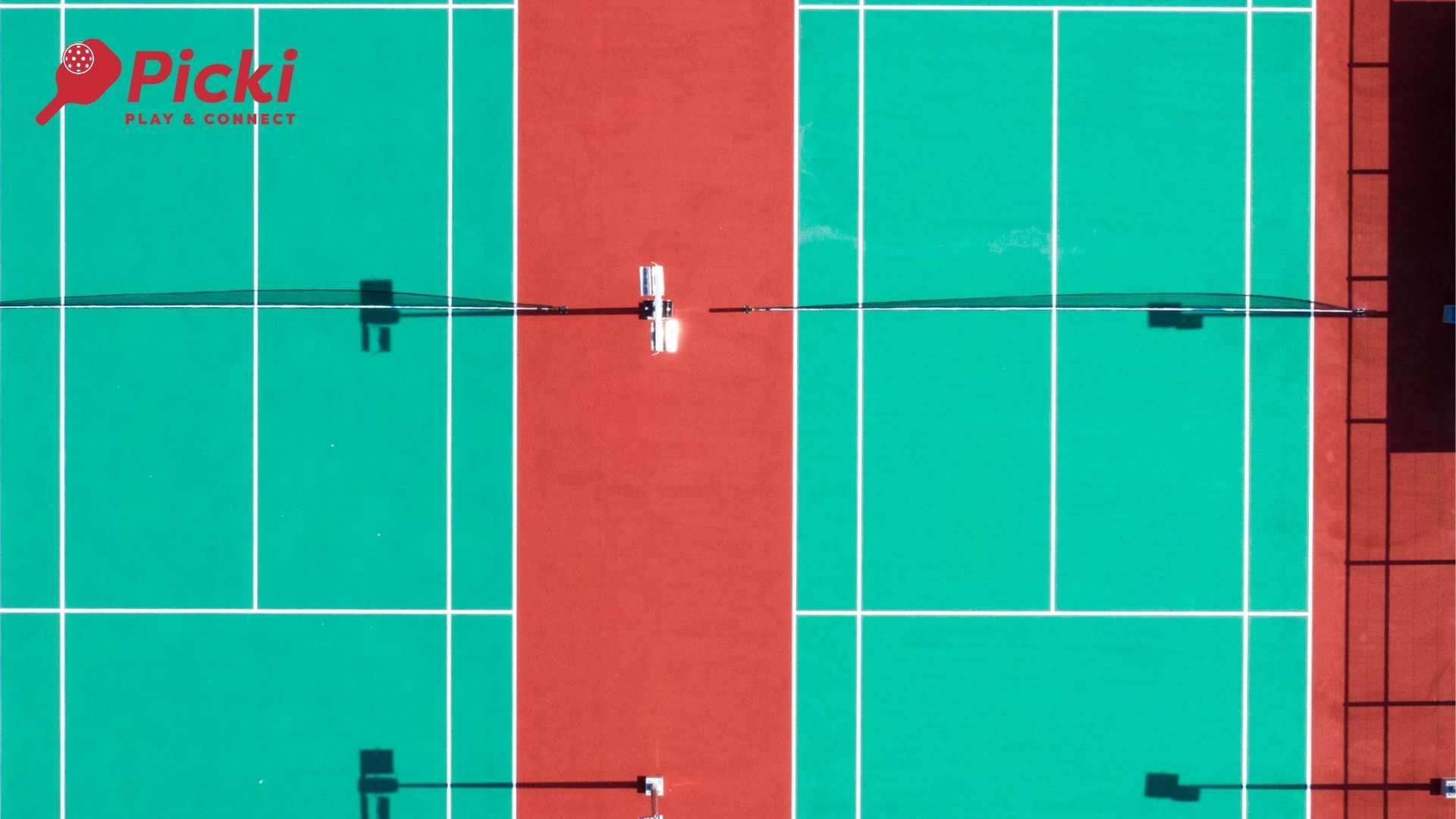 So sánh kích thước sân Pickleball với sân Tennis và Cầu lông