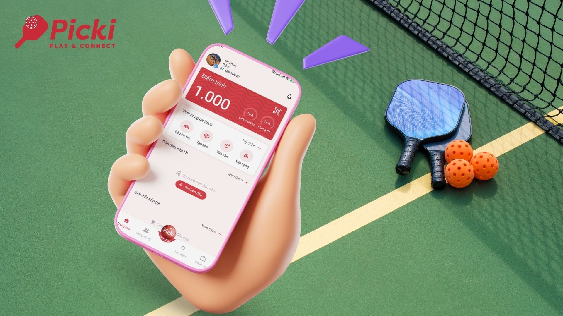 Lợi ích khi sử dụng ứng dụng để quản lý trận đấu Pickleball