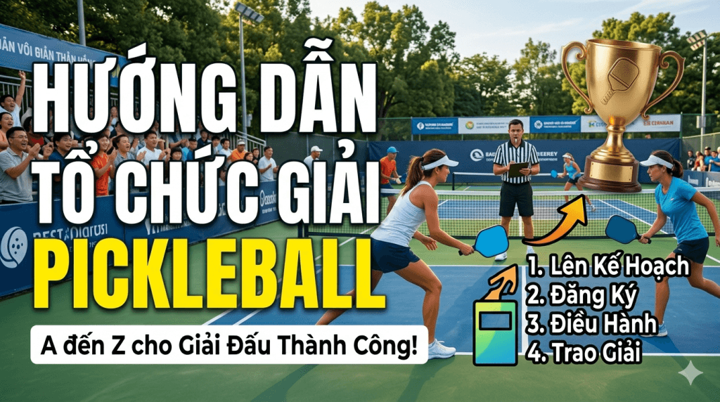 huong dan to chuc giai dau pickleball