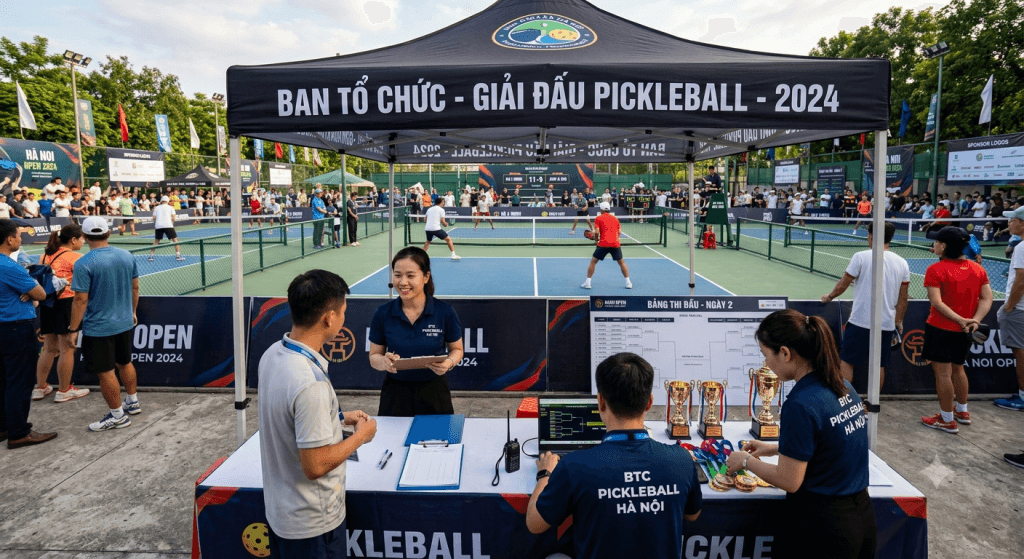 du toan giai dau pickleball picki app